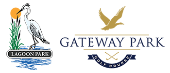 Lagoon Park and Gateway Park golf course logos